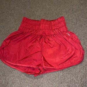 Free People Movement: The Way Home shorts in red